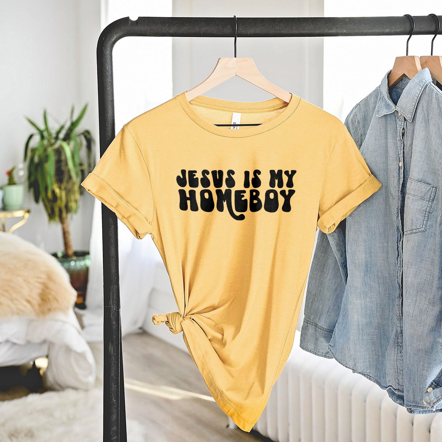 Jesus Is My Homeboy Tee Shirts For Women - Christian Shirts for Women - Religious Tee Shirts