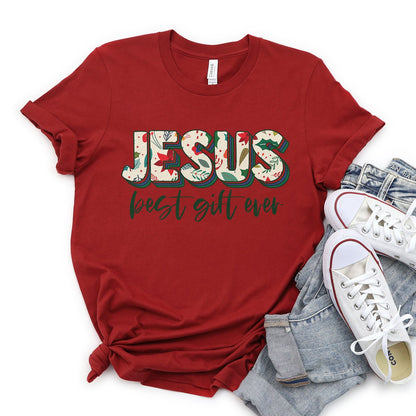 Jesus Best Gift Ever Tee Shirts For Women - Christian Shirts for Women - Religious Tee Shirts