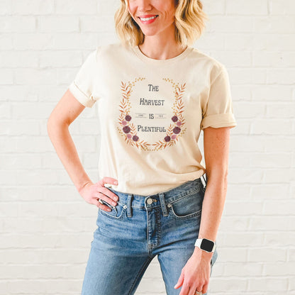 The Harvest is Plentiful Luke 10:2 Tee Shirts For Women - Christian Shirts for Women - Religious Tee Shirts