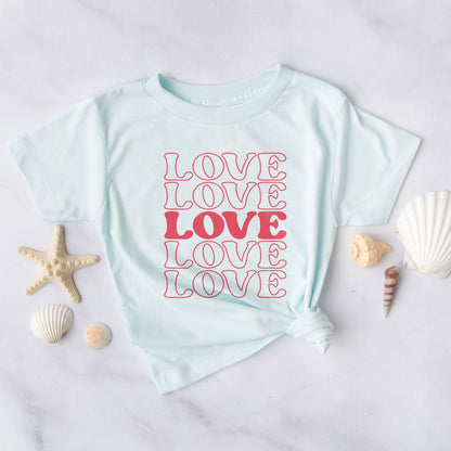 Stacked Love Tee Shirts For Women - Christian Shirts for Women - Religious Tee Shirts