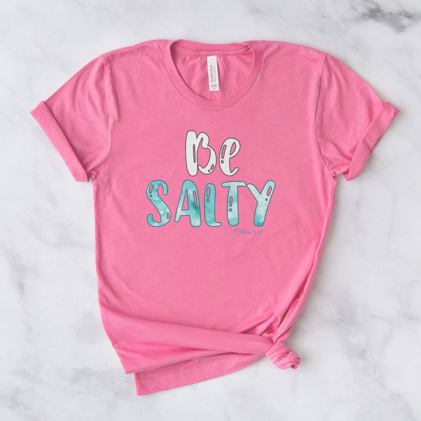 Be Salty Matthew 5:13 Tee Shirts For Women - Christian Shirts for Women - Religious Tee Shirts