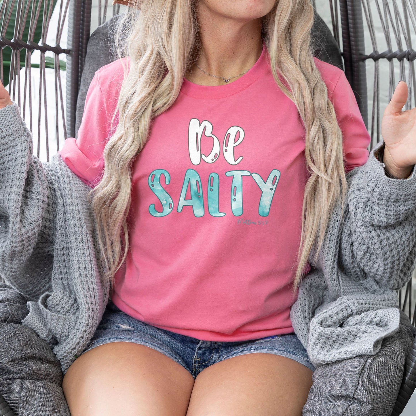 Be Salty Matthew 5:13 Tee Shirts For Women - Christian Shirts for Women - Religious Tee Shirts