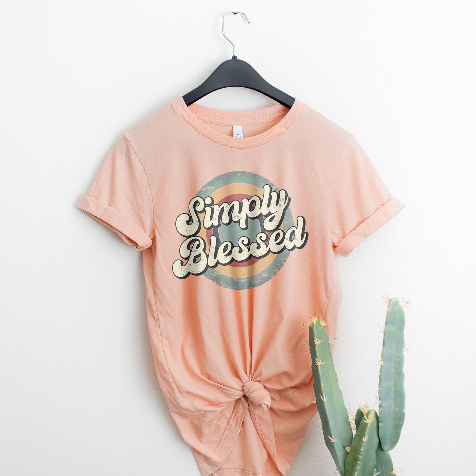 Simply Blessed Tee Shirts For Women - Christian Shirts for Women - Religious Tee Shirts