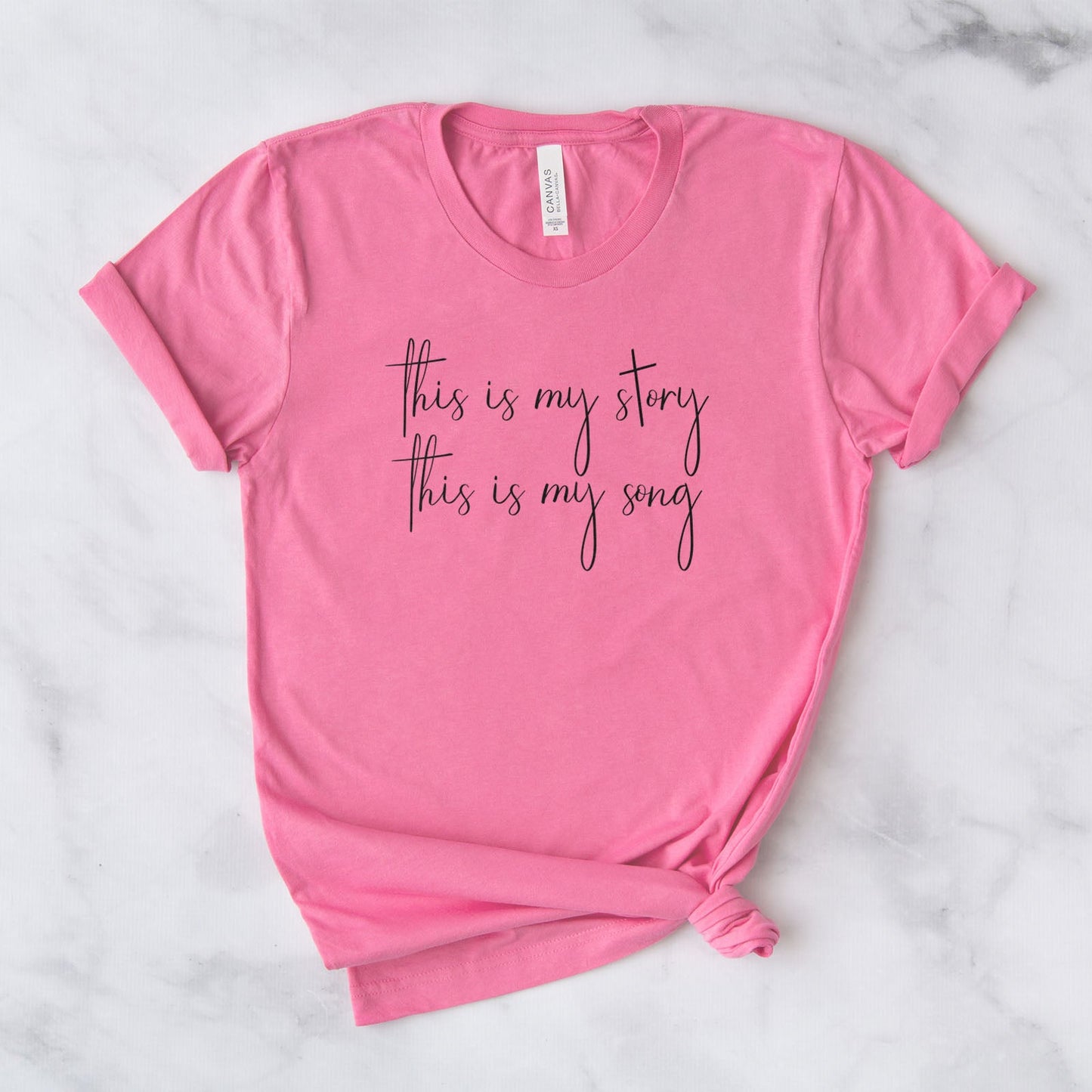 This Is My Story This Is My Song Tee Shirts For Women - Christian Shirts for Women - Religious Tee Shirts