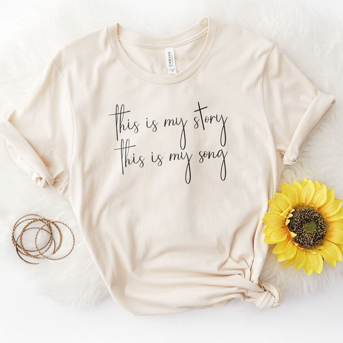 This Is My Story This Is My Song Tee Shirts For Women - Christian Shirts for Women - Religious Tee Shirts