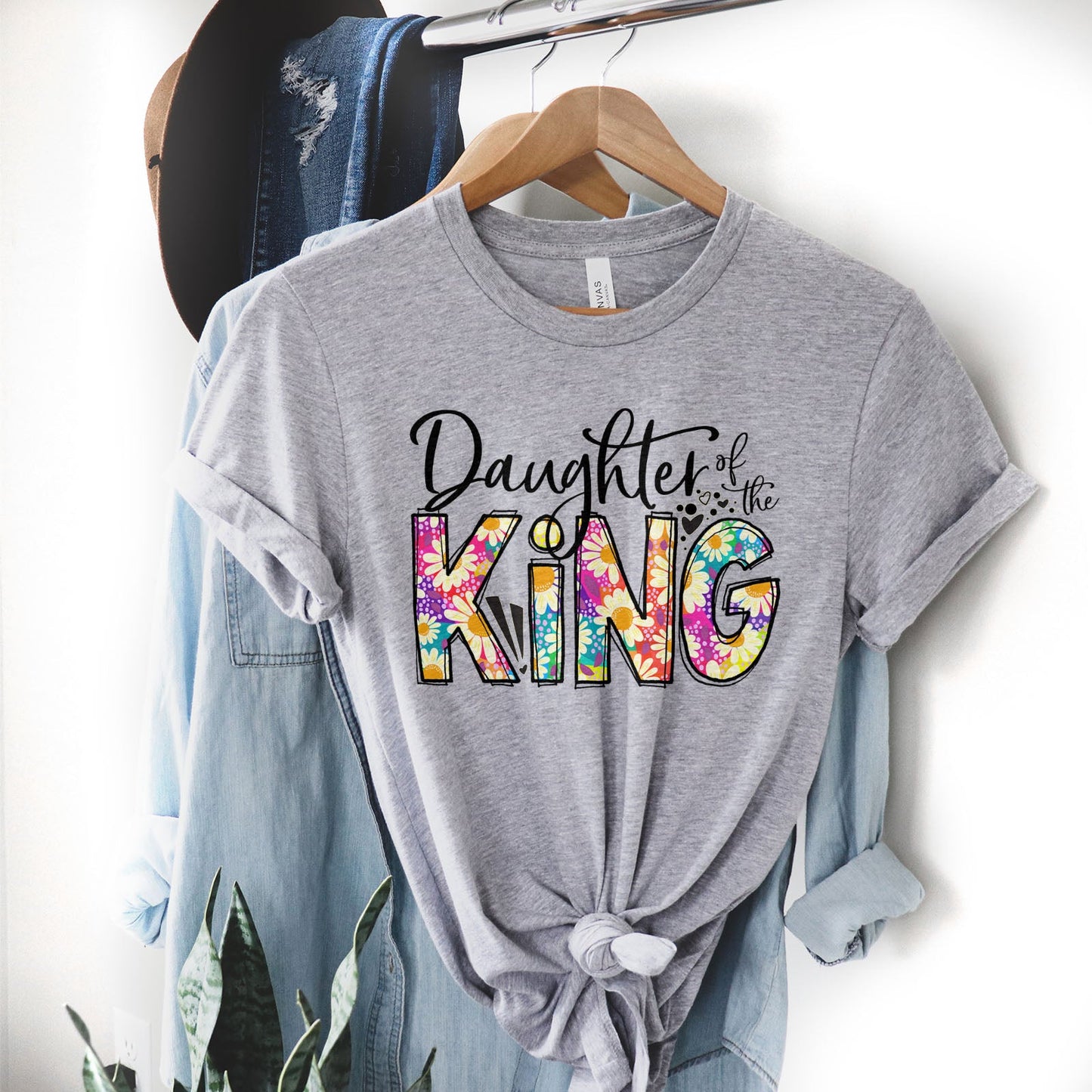 Daughter Of The King Tee Shirts For Women - Christian Shirts for Women - Religious Tee Shirts