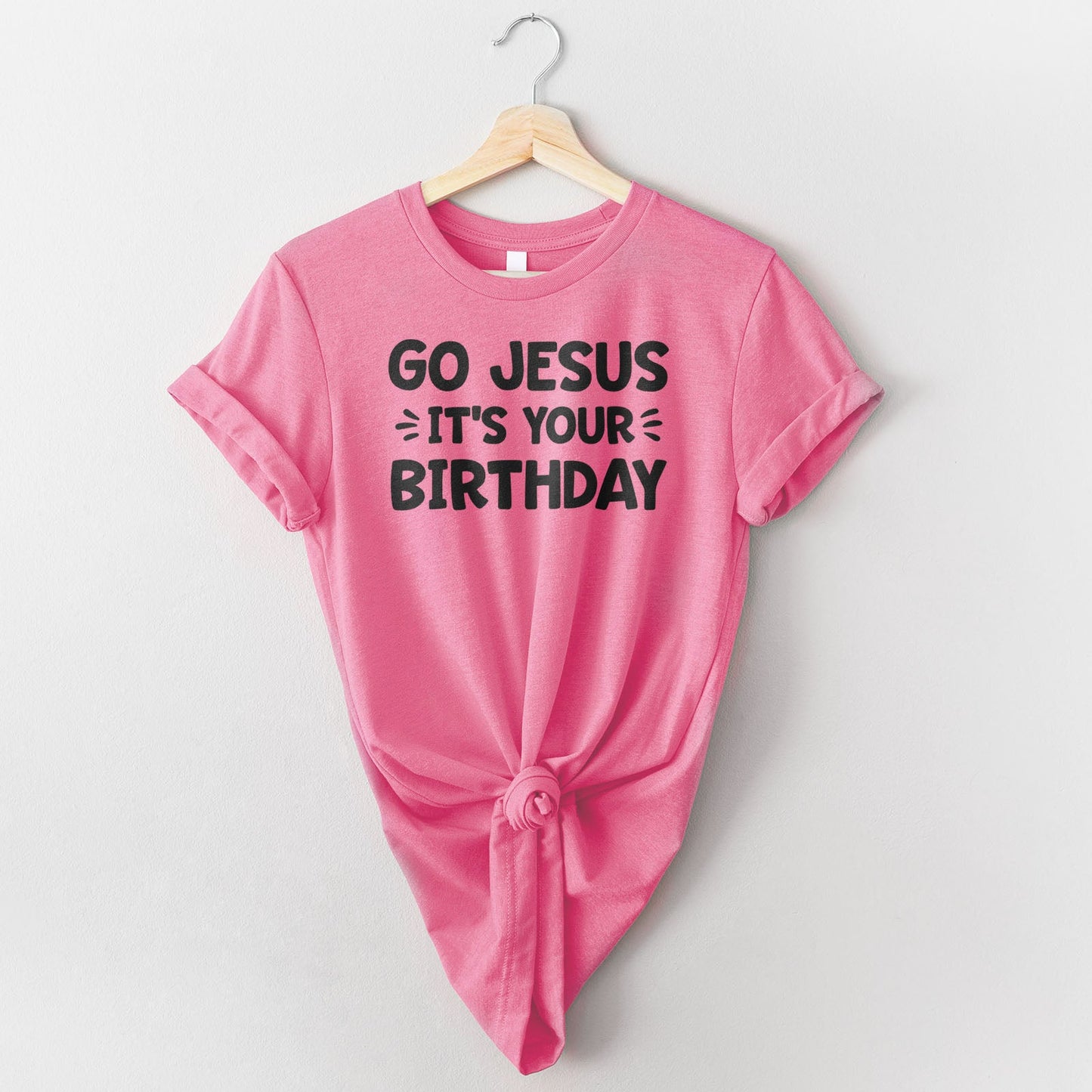 Go Jesus Tee Shirts For Women - Christian Shirts for Women - Religious Tee Shirts