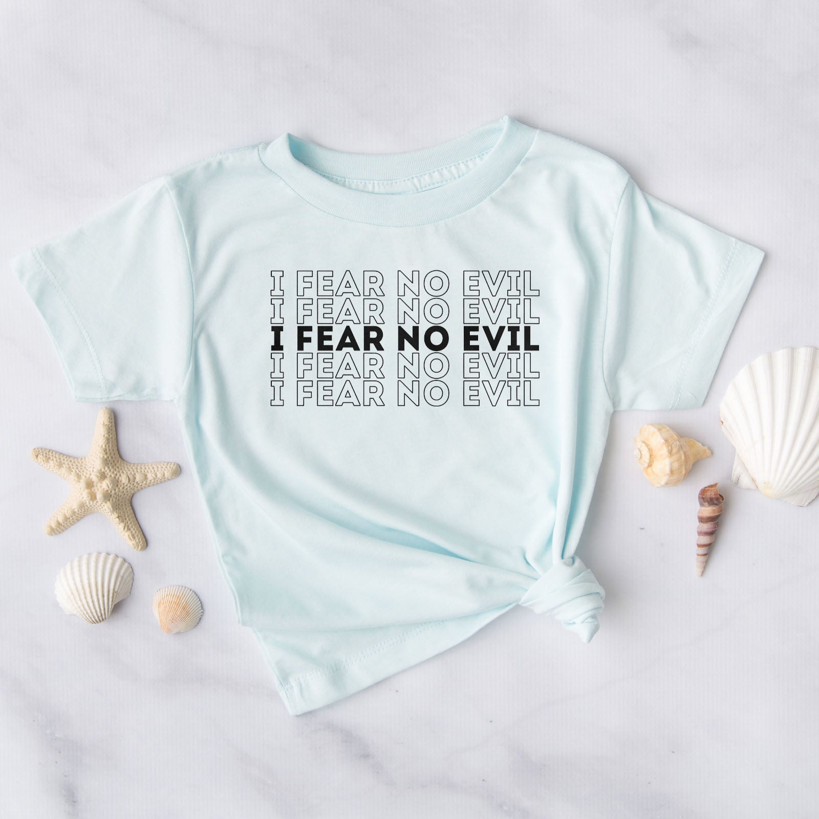 I Fear No Evil Tee Shirts For Women - Christian Shirts for Women - Religious Tee Shirts