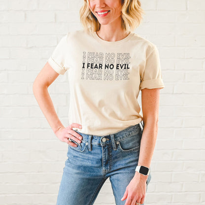 I Fear No Evil Tee Shirts For Women - Christian Shirts for Women - Religious Tee Shirts