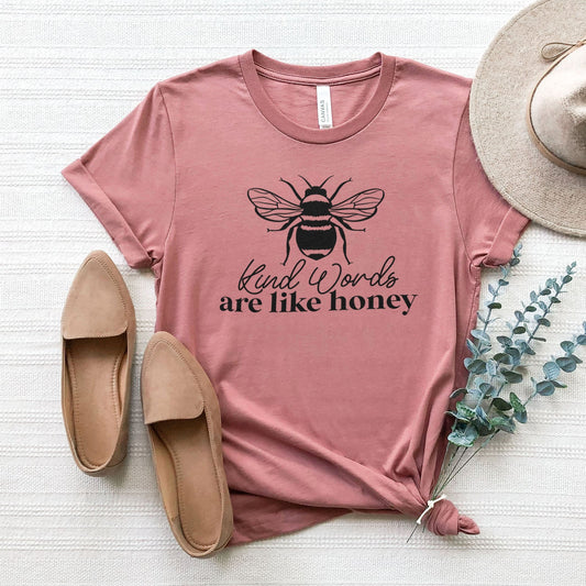 Kind Words Are Like Honey Proverbs 16:24 Tee Shirts For Women - Christian Shirts for Women - Religious Tee Shirts