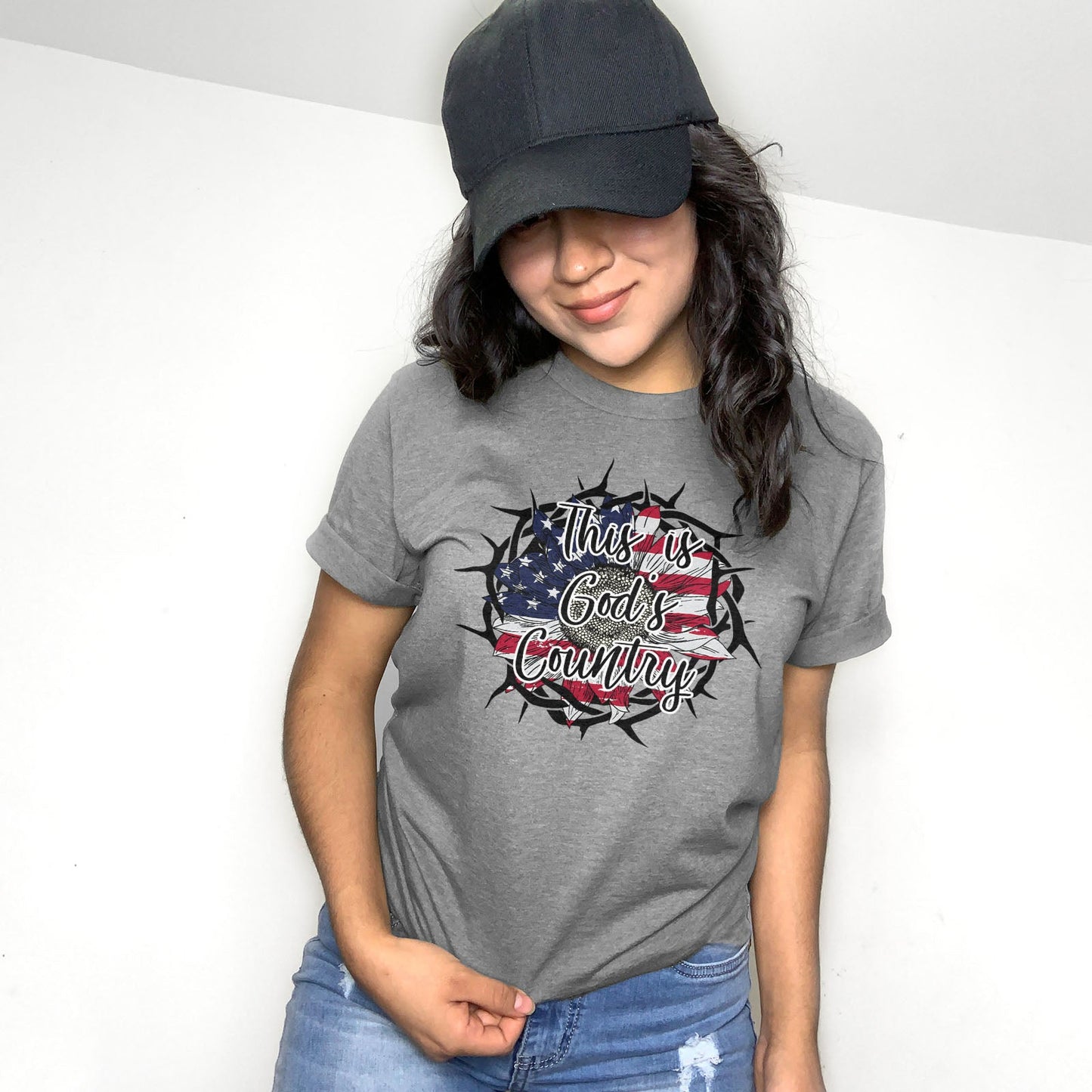 This Is God's Country Tee Shirts For Women - Christian Shirts for Women - Religious Tee Shirts