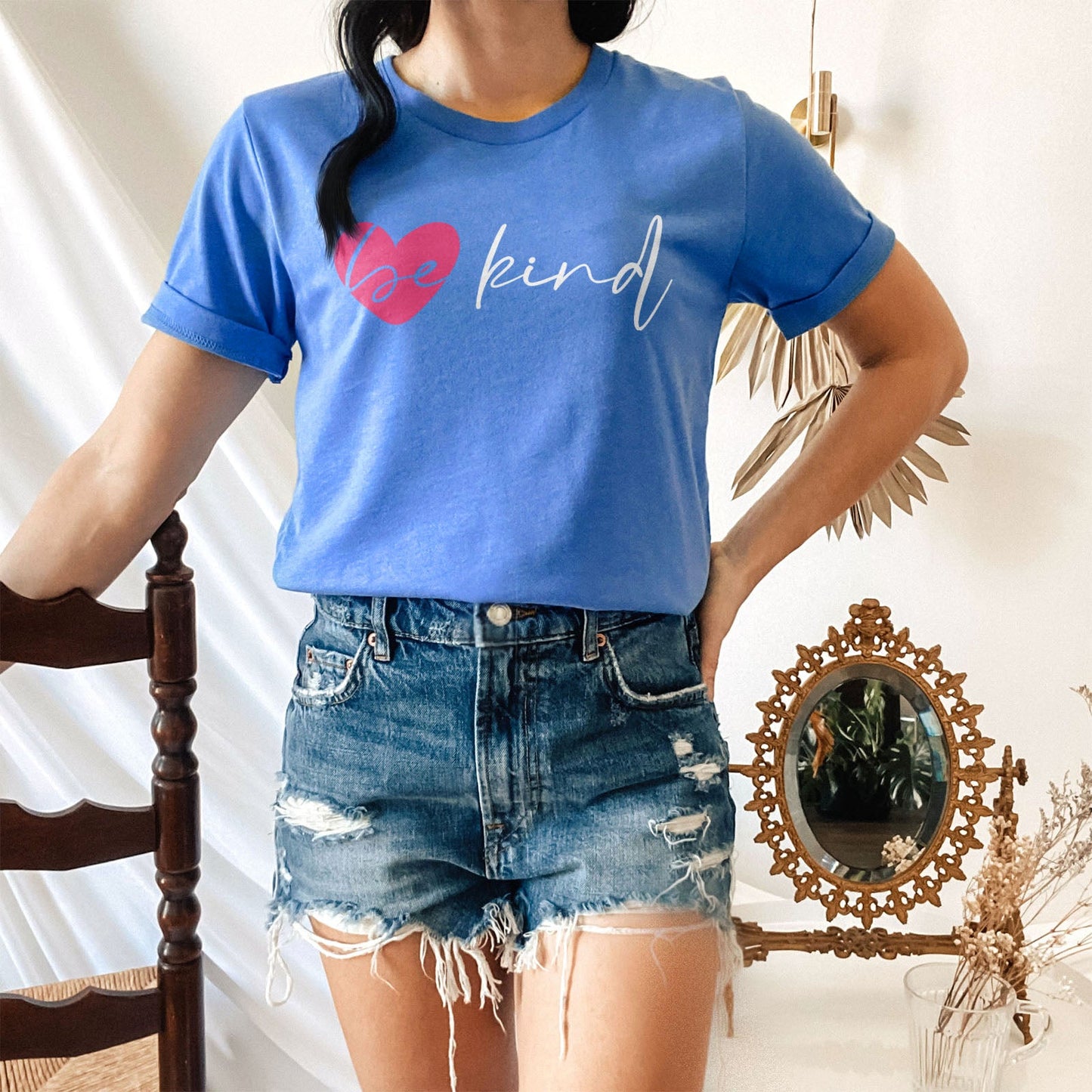 Be Kind Heart Tee Shirts For Women - Christian Shirts for Women - Religious Tee Shirts