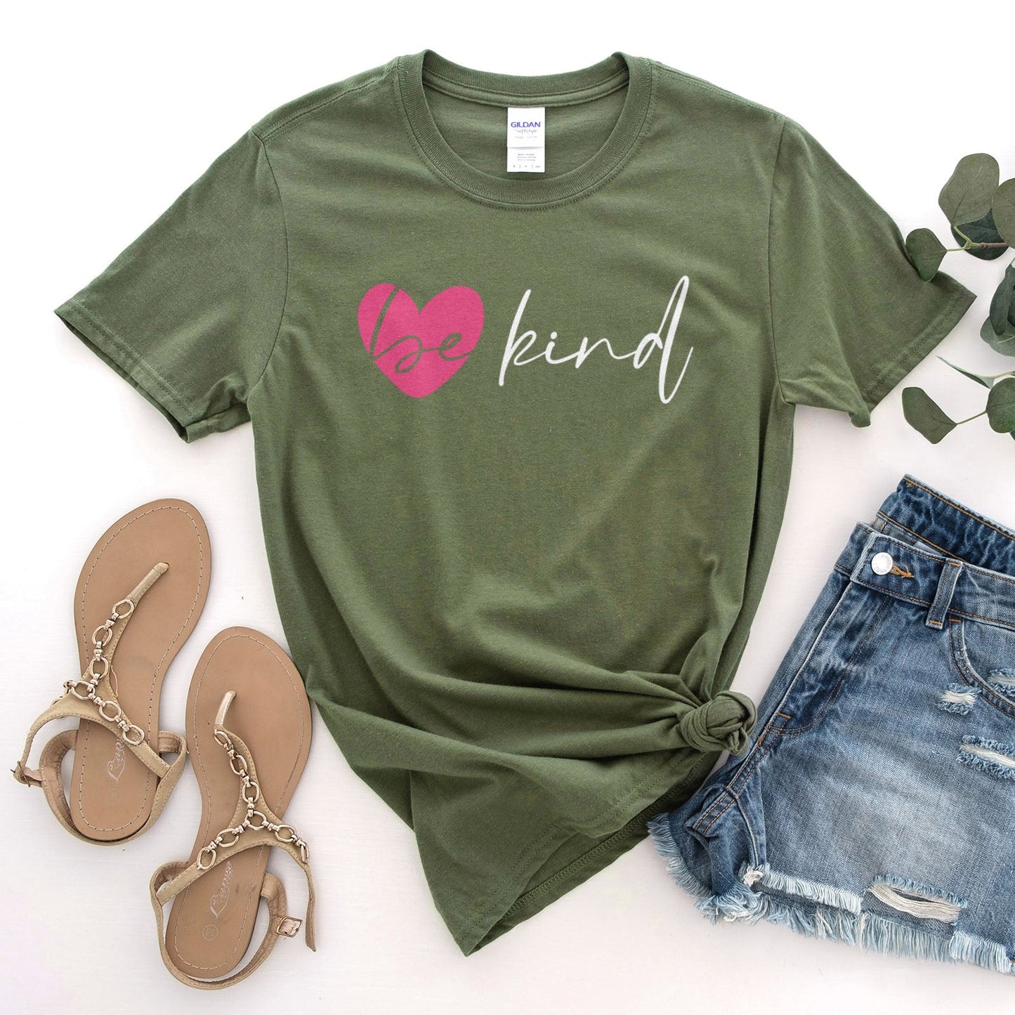 Be Kind Heart Tee Shirts For Women - Christian Shirts for Women - Religious Tee Shirts