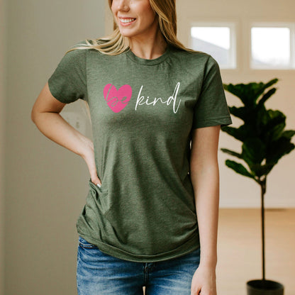 Be Kind Heart Tee Shirts For Women - Christian Shirts for Women - Religious Tee Shirts