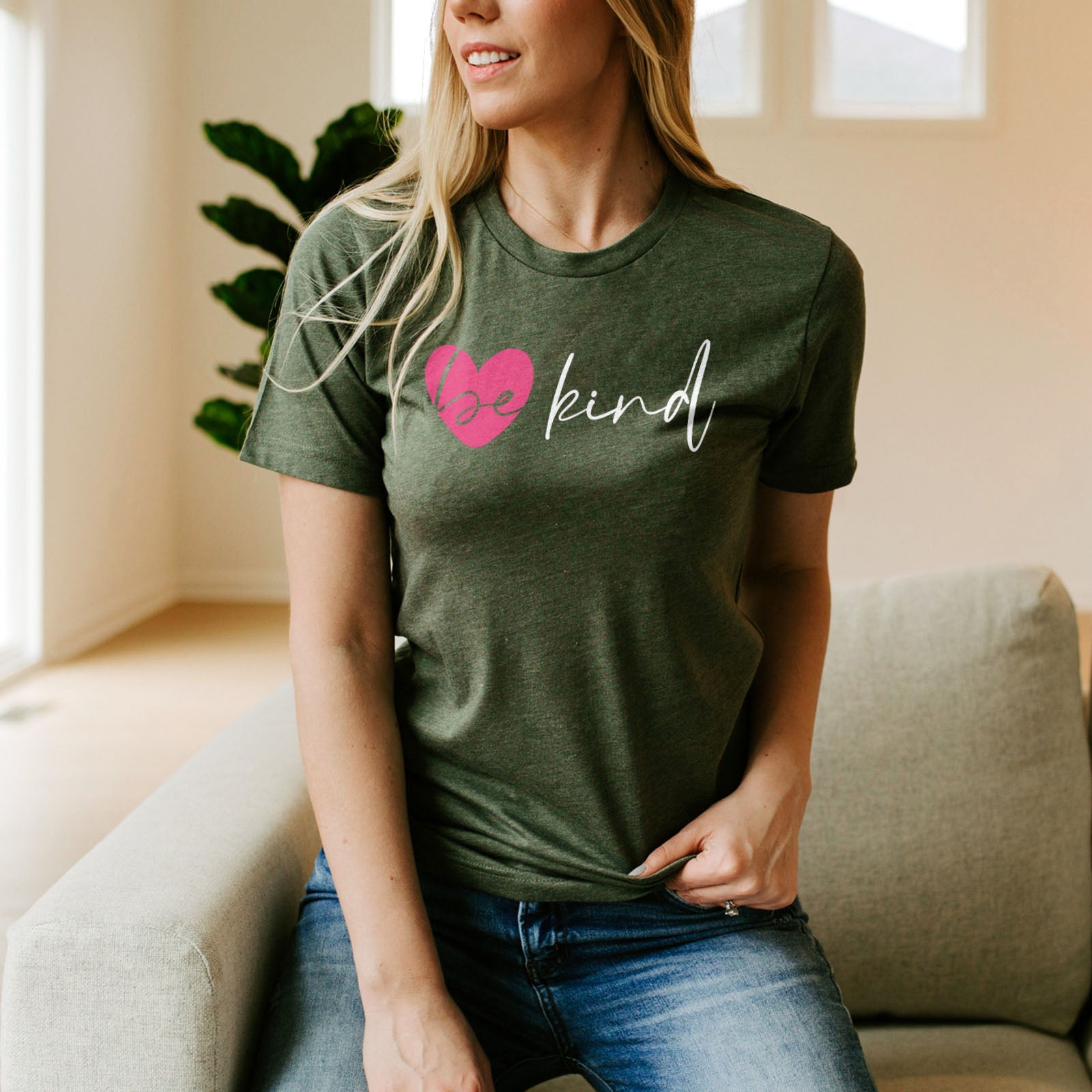 Be Kind Heart Tee Shirts For Women - Christian Shirts for Women - Religious Tee Shirts