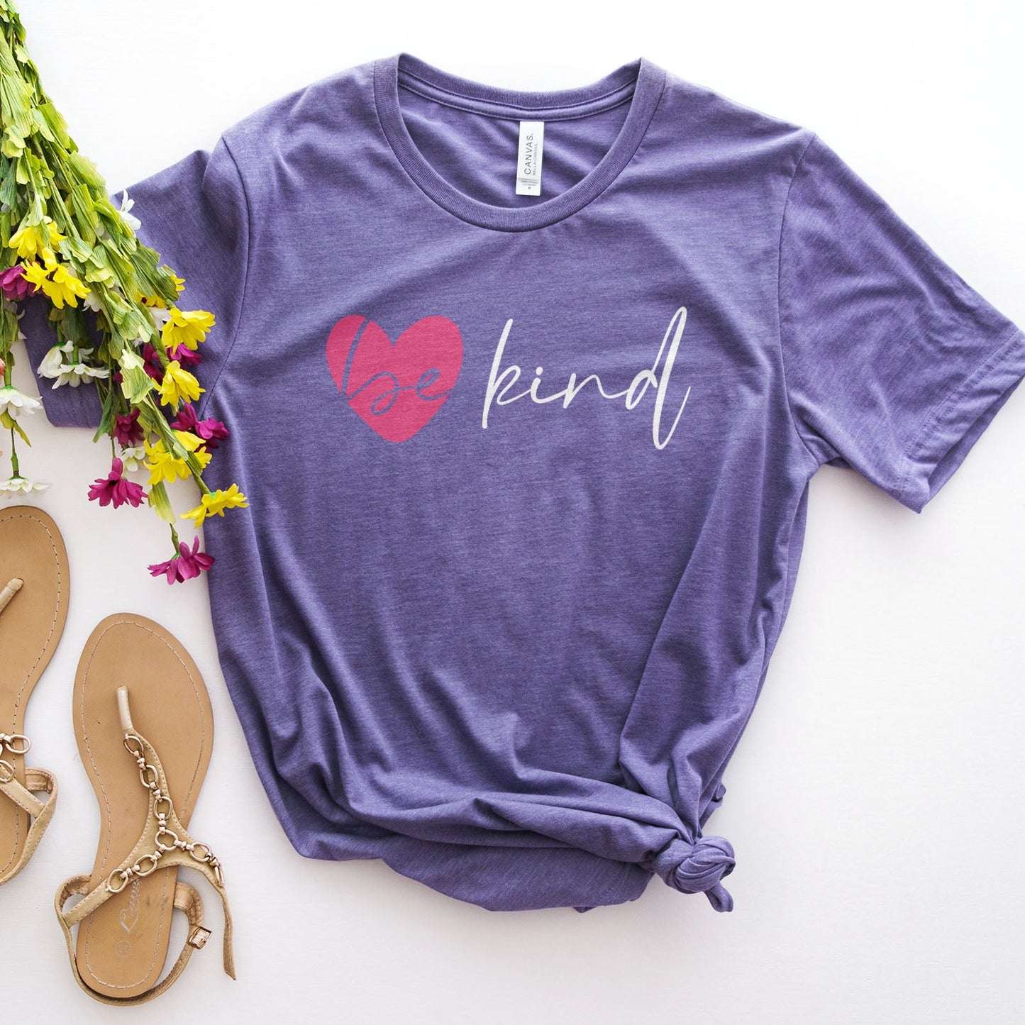Be Kind Heart Tee Shirts For Women - Christian Shirts for Women - Religious Tee Shirts