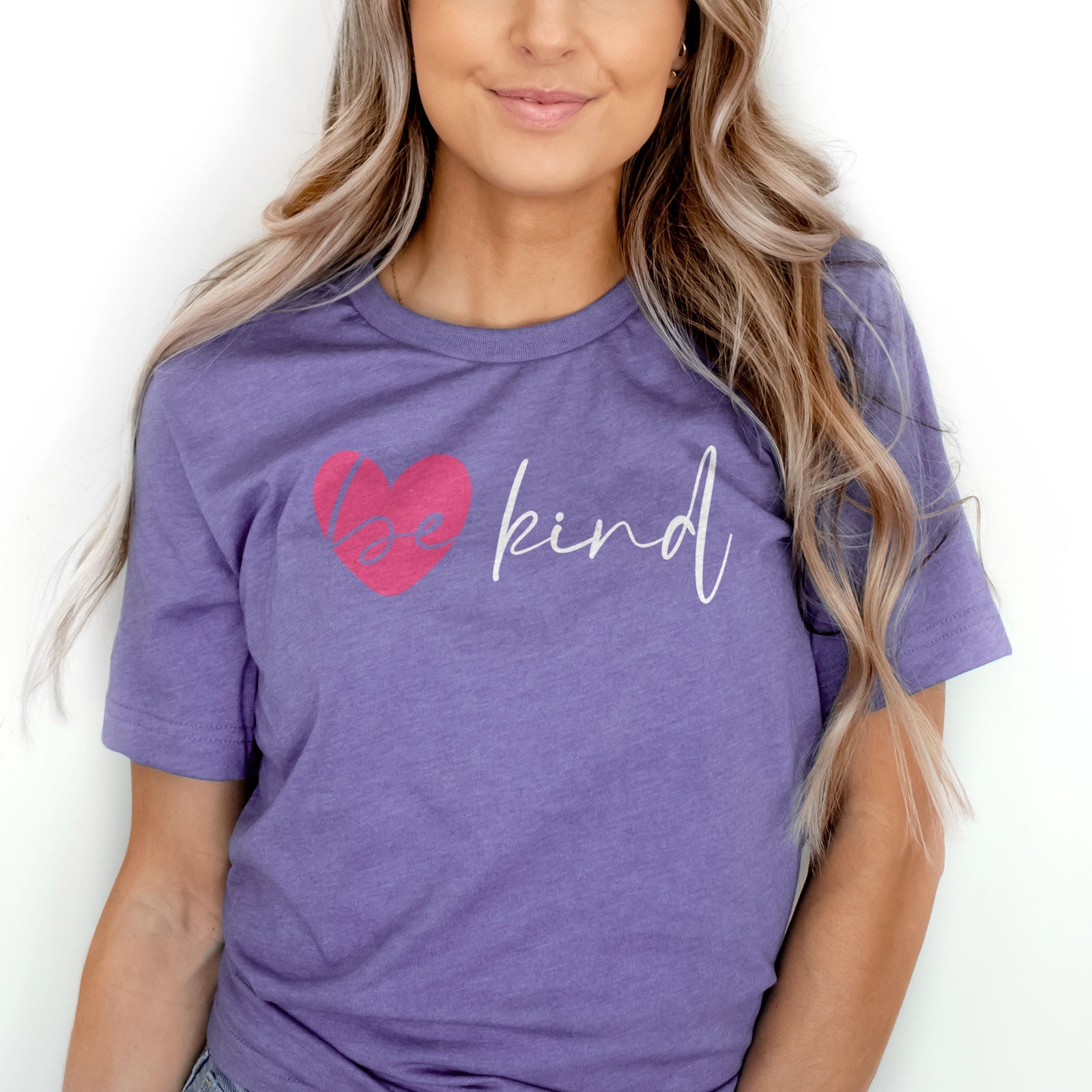 Be Kind Heart Tee Shirts For Women - Christian Shirts for Women - Religious Tee Shirts