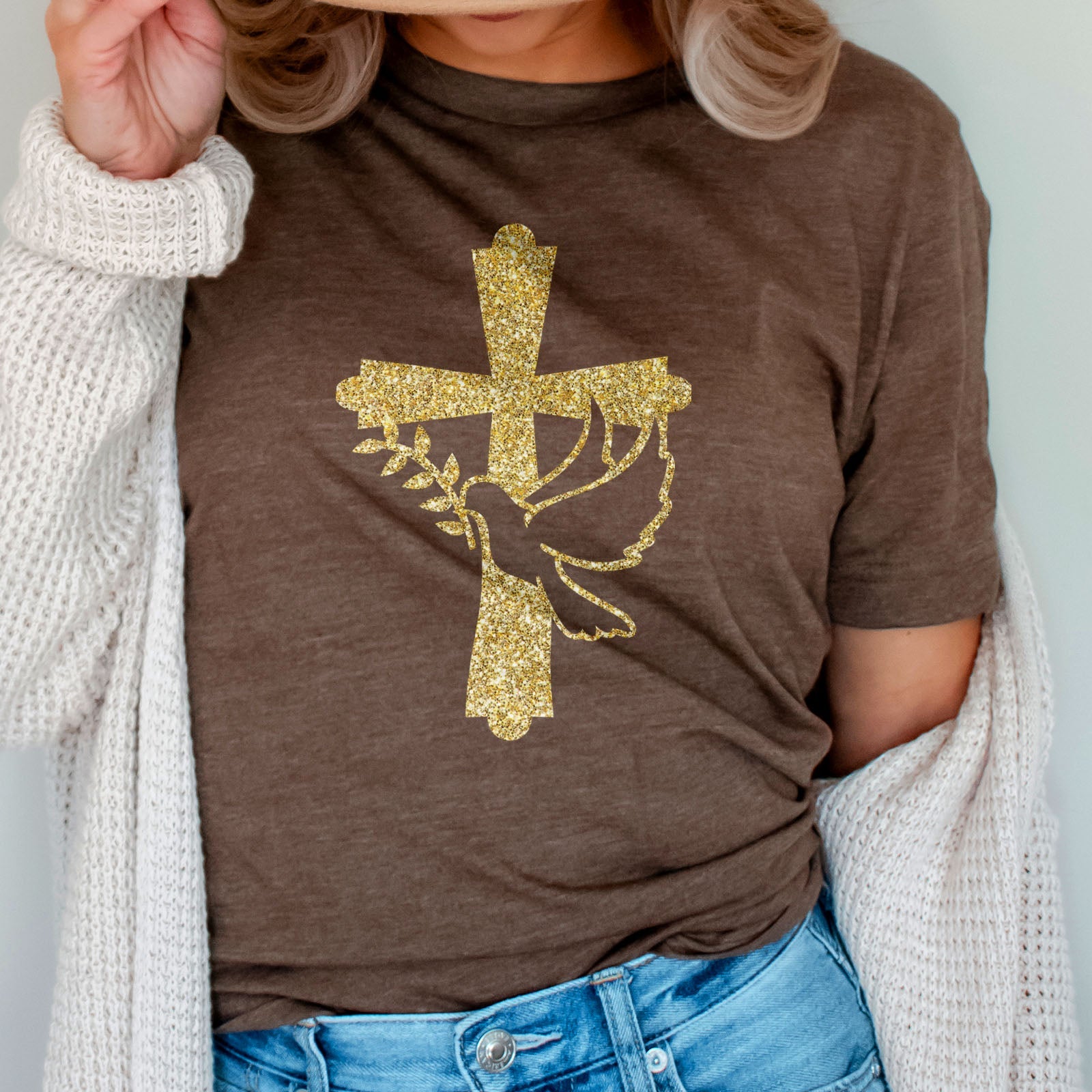 Dove of Peace Tee Shirts For Women - Christian Shirts for Women - Religious Tee Shirts