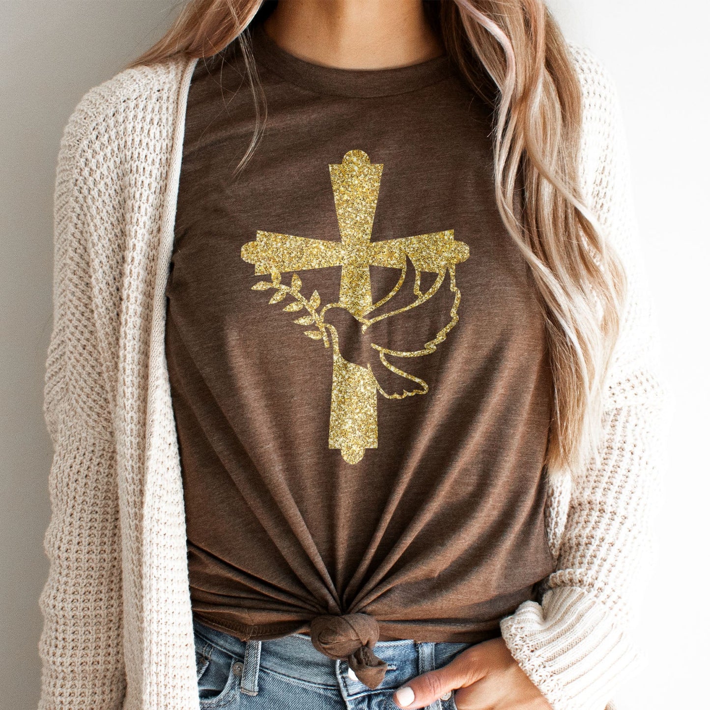 Dove of Peace Tee Shirts For Women - Christian Shirts for Women - Religious Tee Shirts