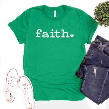 Faith Period Tee Shirts For Women - Christian Shirts for Women - Religious Tee Shirts