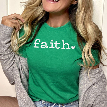 Faith Period Tee Shirts For Women - Christian Shirts for Women - Religious Tee Shirts