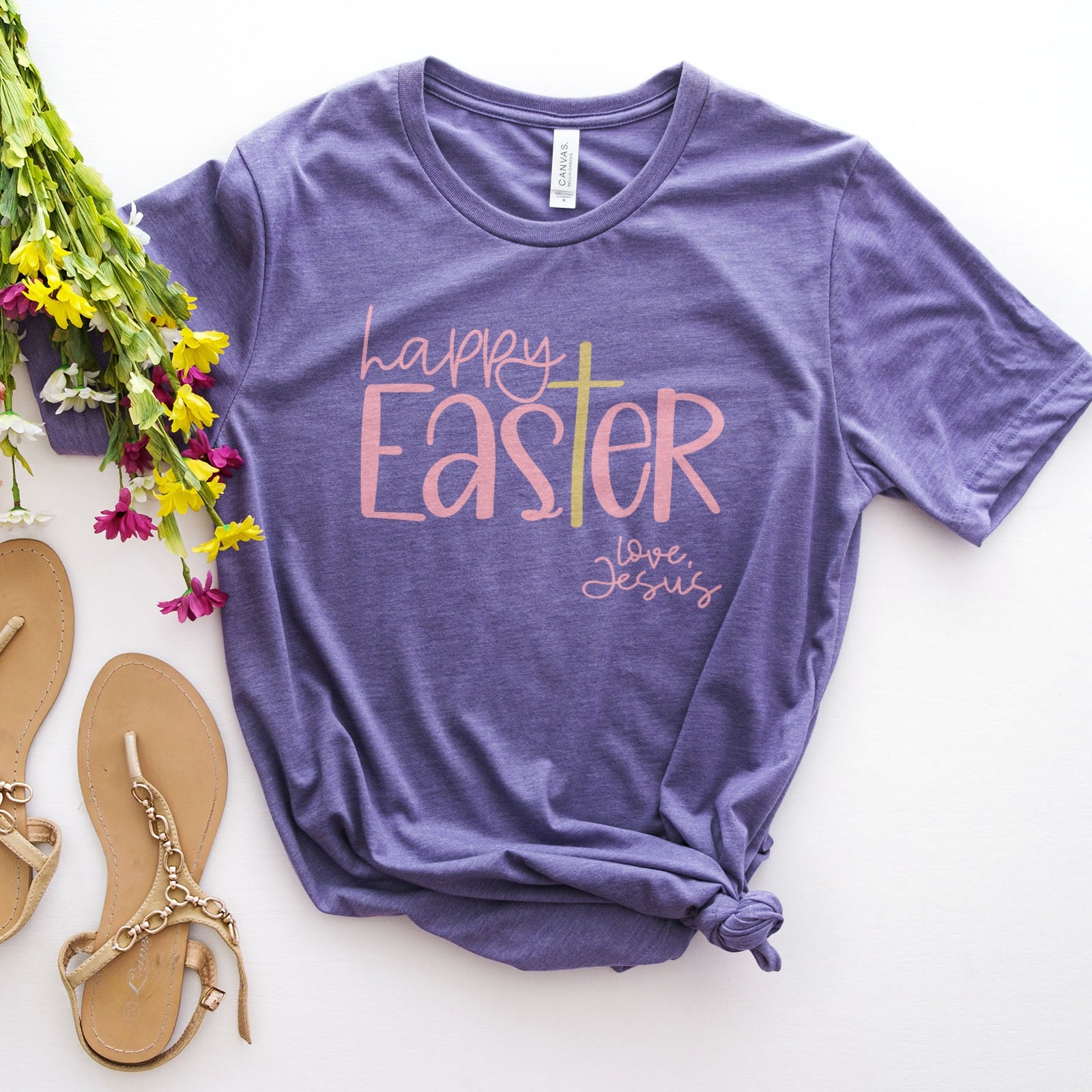 Happy Easter Tee Shirts For Women - Christian Easter T Shirts