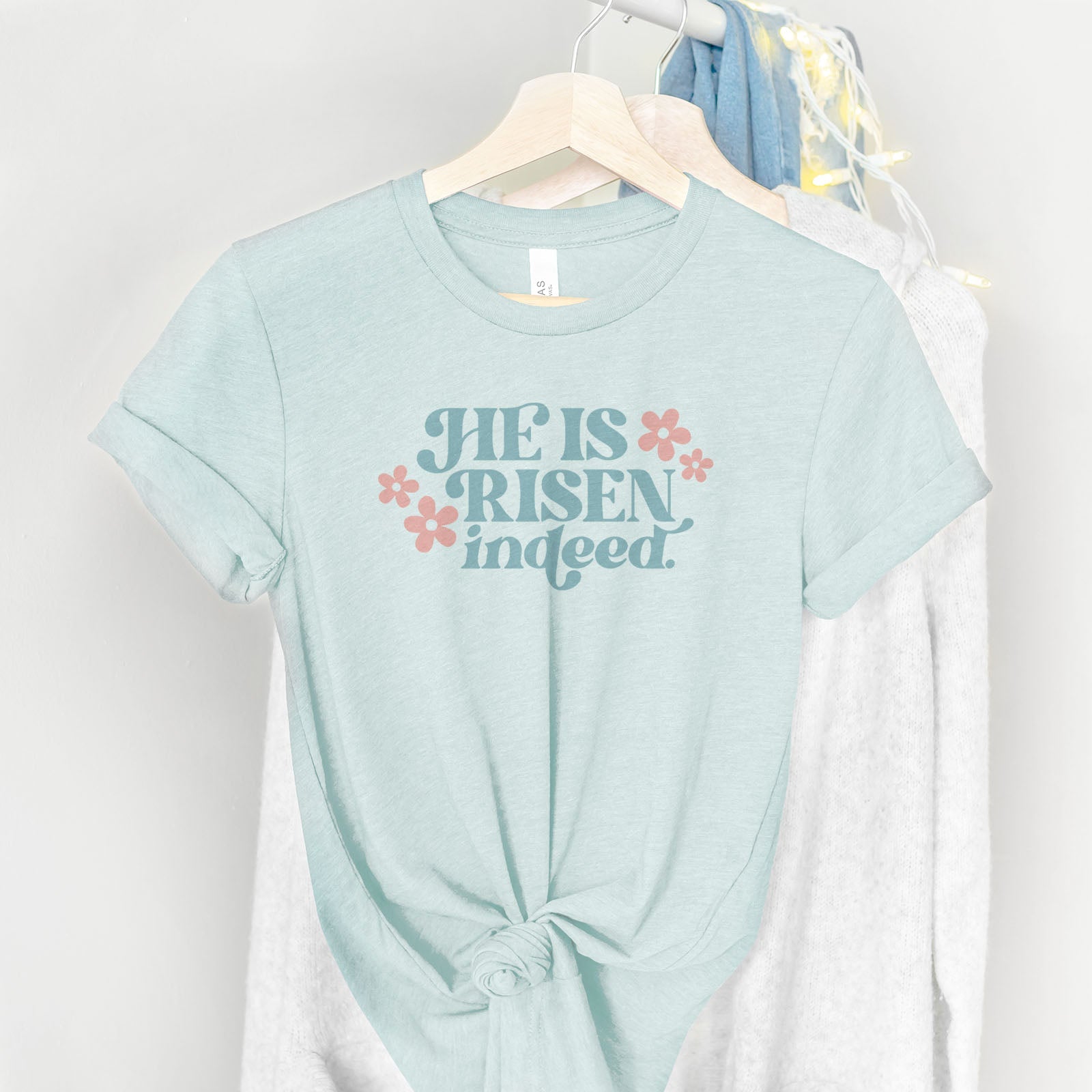 He Is Risen Indeed Tee Shirts For Women - Christian Easter T Shirts