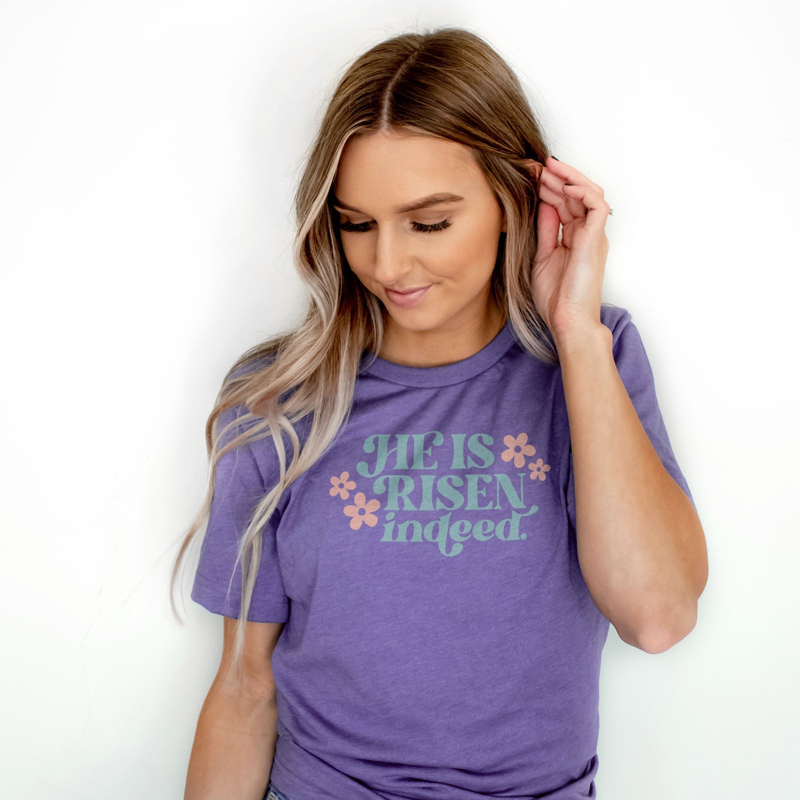 He Is Risen Indeed Tee Shirts For Women - Christian Easter T Shirts