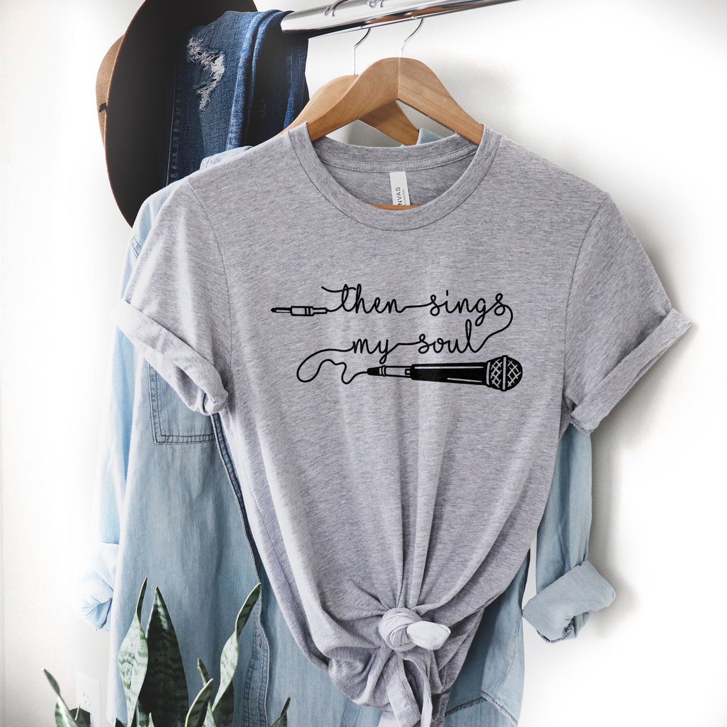 Then Sings My Soul Tee Shirts For Women - Christian Shirts for Women - Religious Tee Shirts