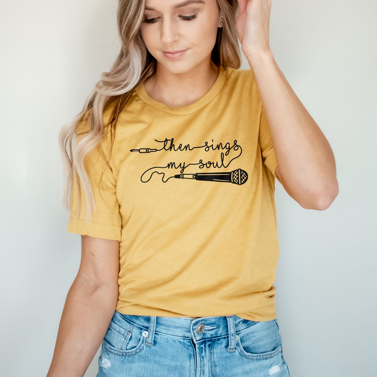 Then Sings My Soul Tee Shirts For Women - Christian Shirts for Women - Religious Tee Shirts