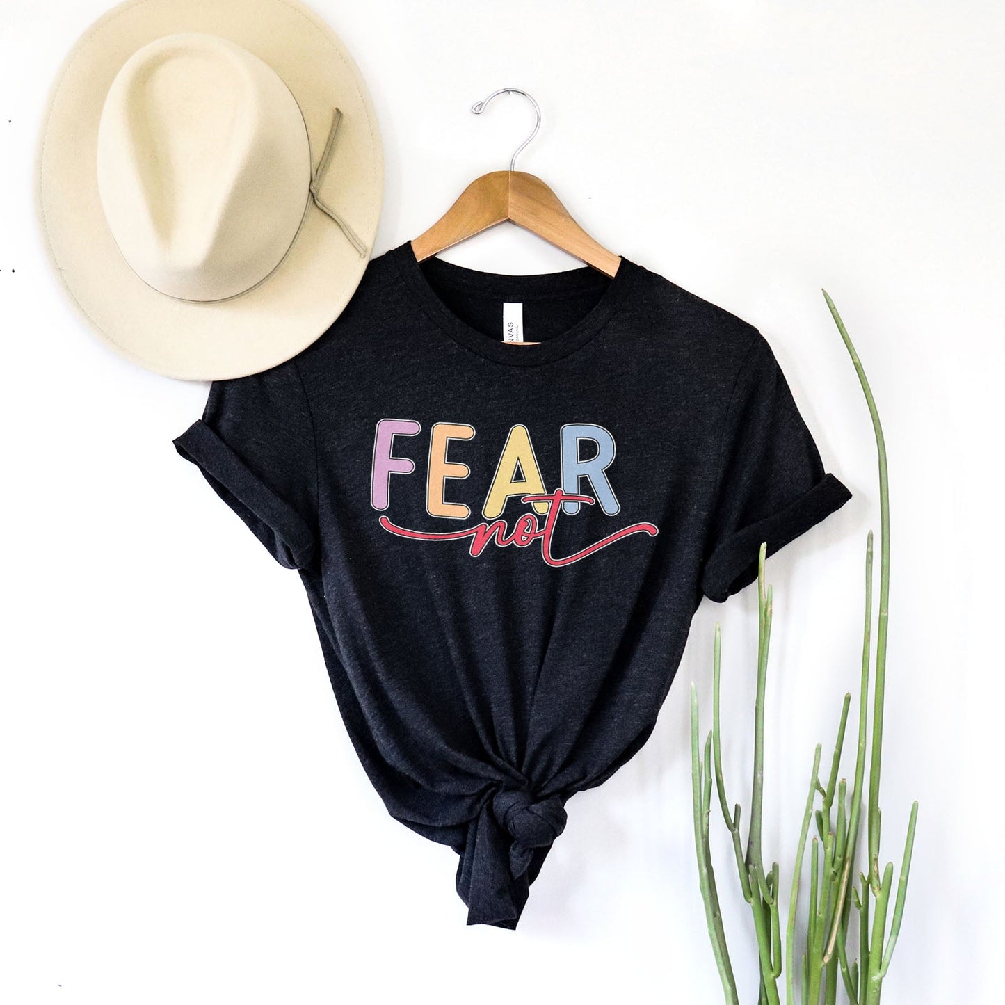 Fear Not Tee Shirts For Women - Christian Shirts for Women - Religious Tee Shirts