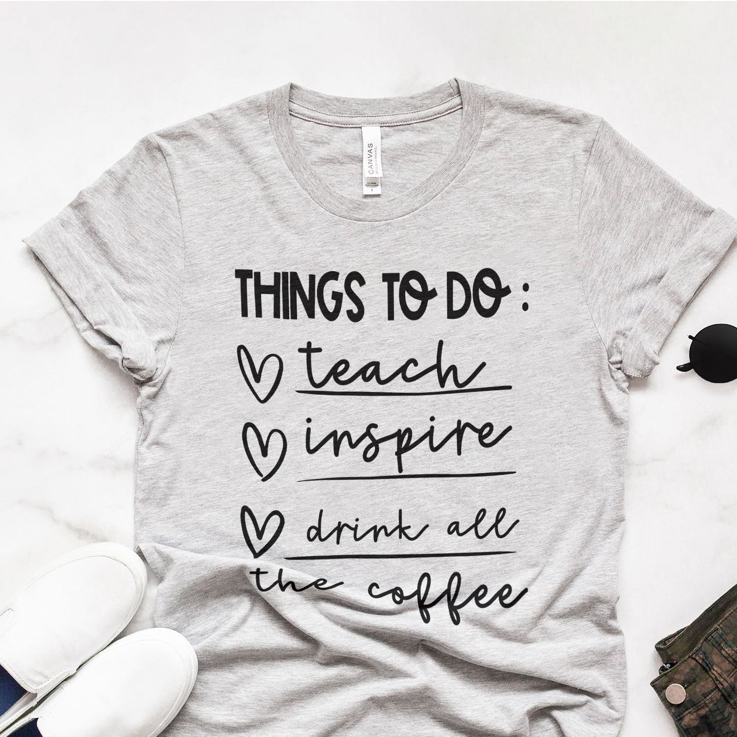Things To Do Tee Shirts For Women - Christian Shirts for Women - Religious Tee Shirts