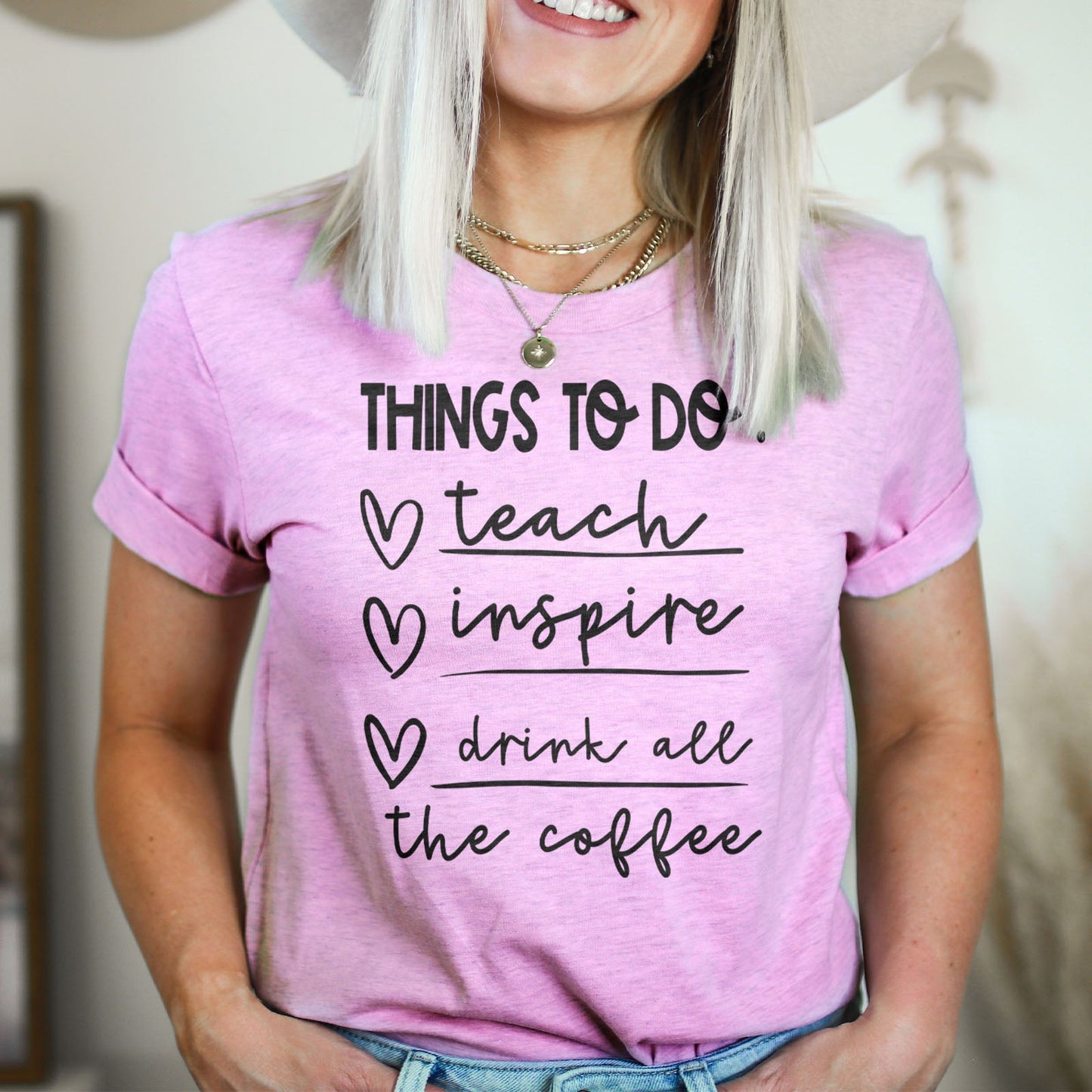 Things To Do Tee Shirts For Women - Christian Shirts for Women - Religious Tee Shirts