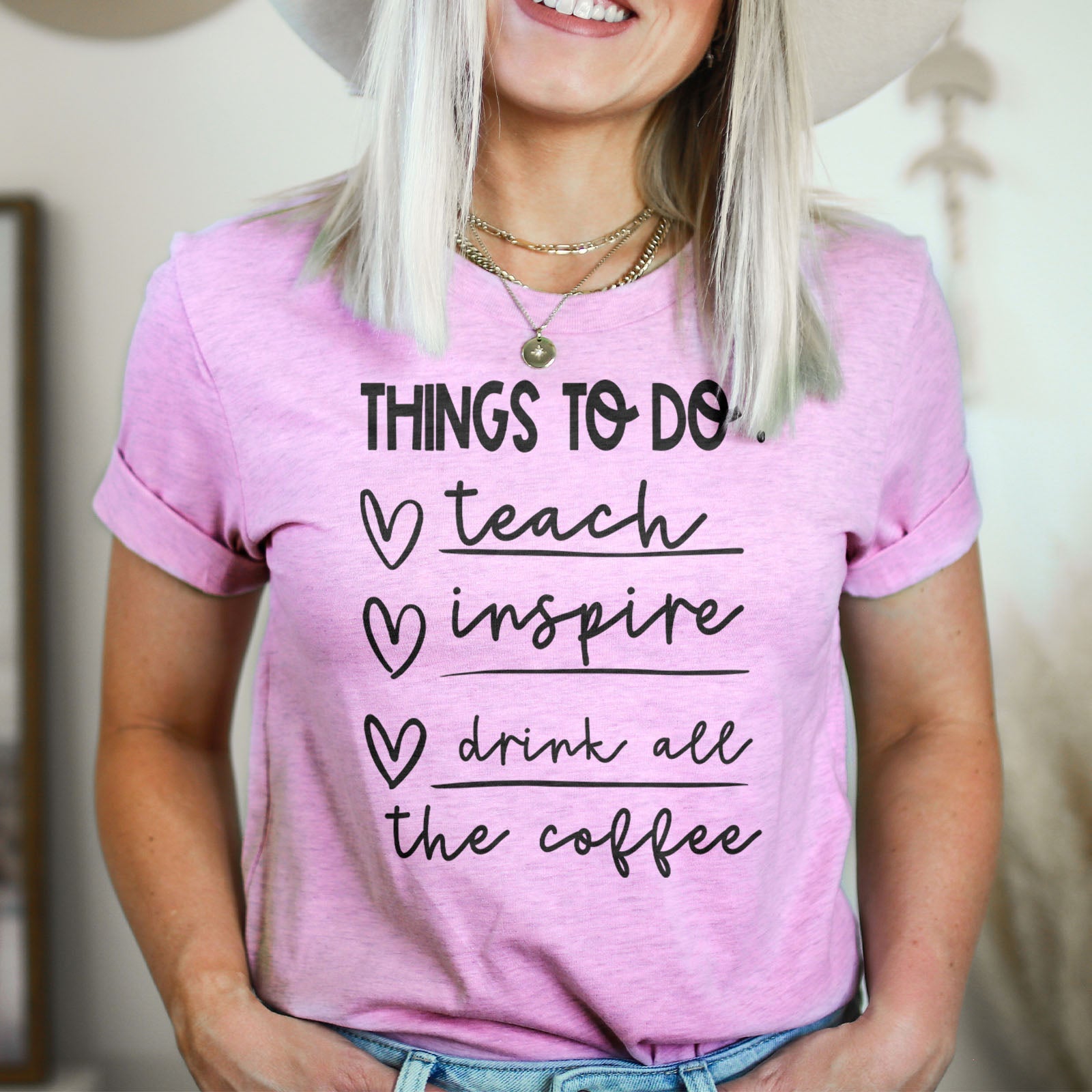 Things To Do Tee Shirts For Women - Christian Shirts for Women - Religious Tee Shirts