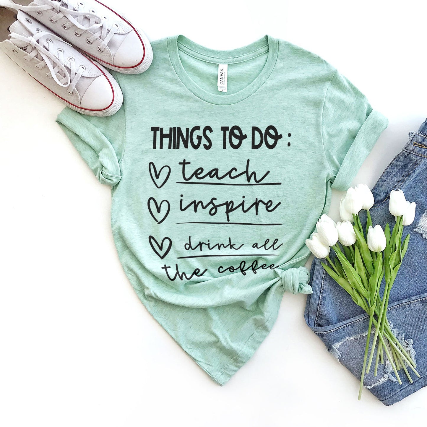 Things To Do Tee Shirts For Women - Christian Shirts for Women - Religious Tee Shirts