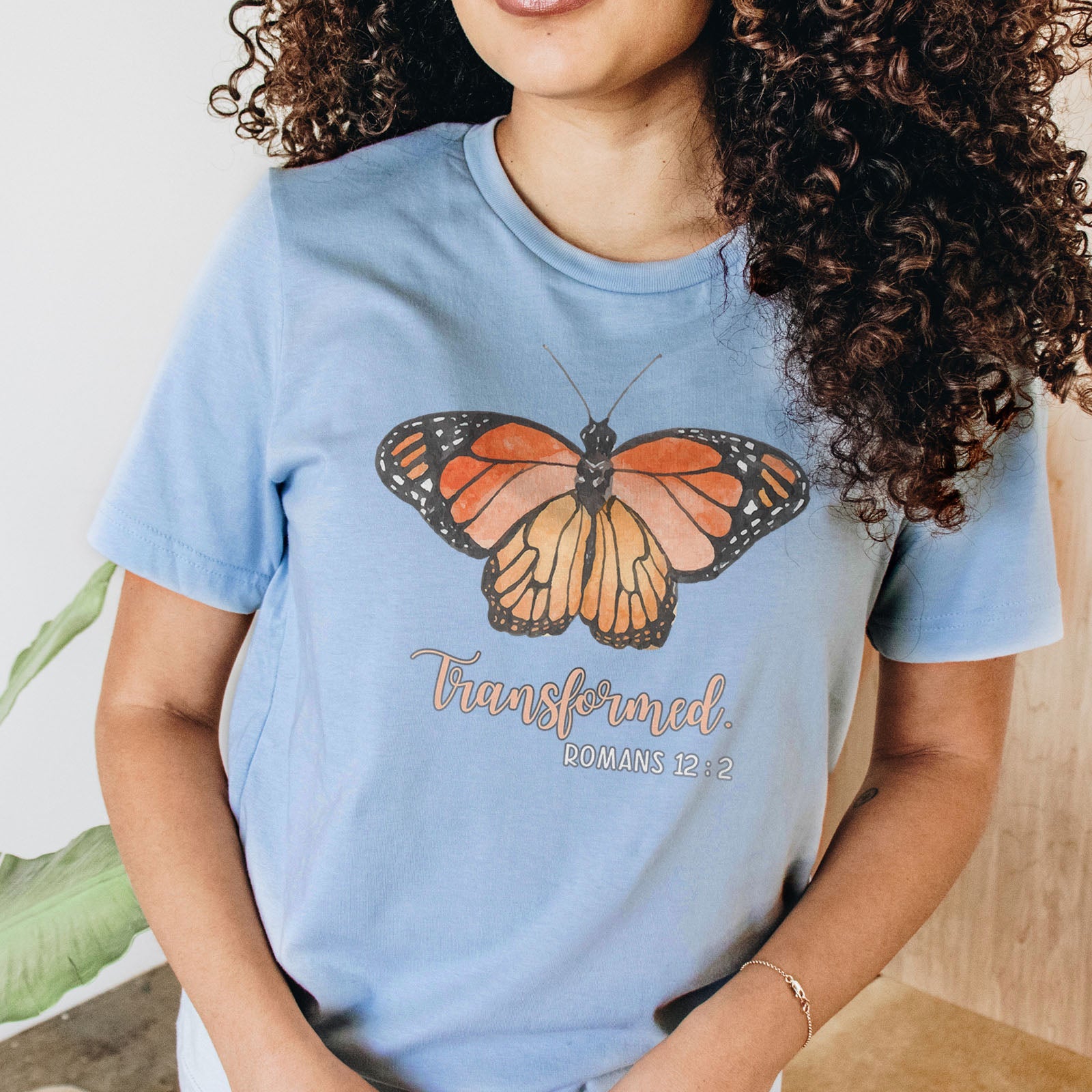 Transformed Romans 12:2 Tee Shirts For Women - Christian Shirts for Women - Religious Tee Shirts
