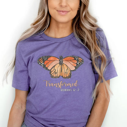 Transformed Romans 12:2 Tee Shirts For Women - Christian Shirts for Women - Religious Tee Shirts