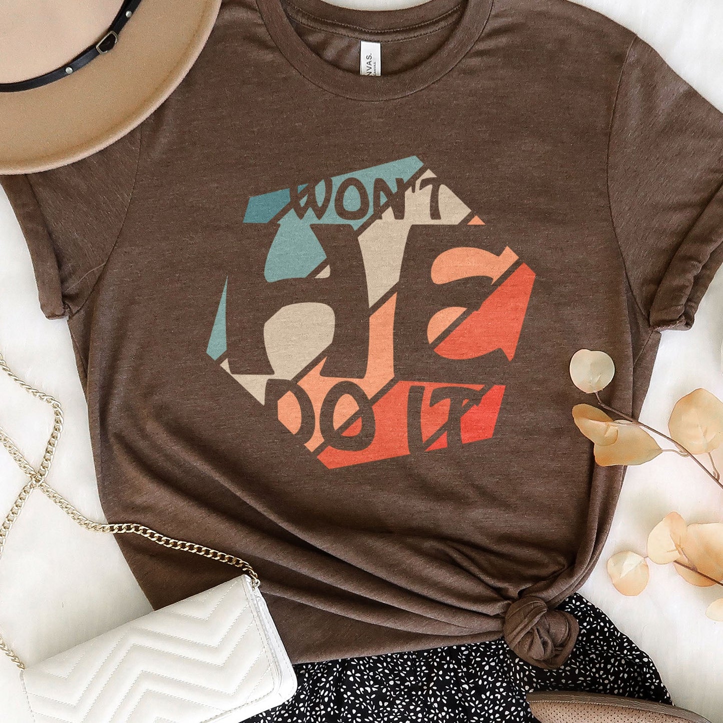 Won't He Do It Tee Shirts For Women - Christian Shirts for Women - Religious Tee Shirts