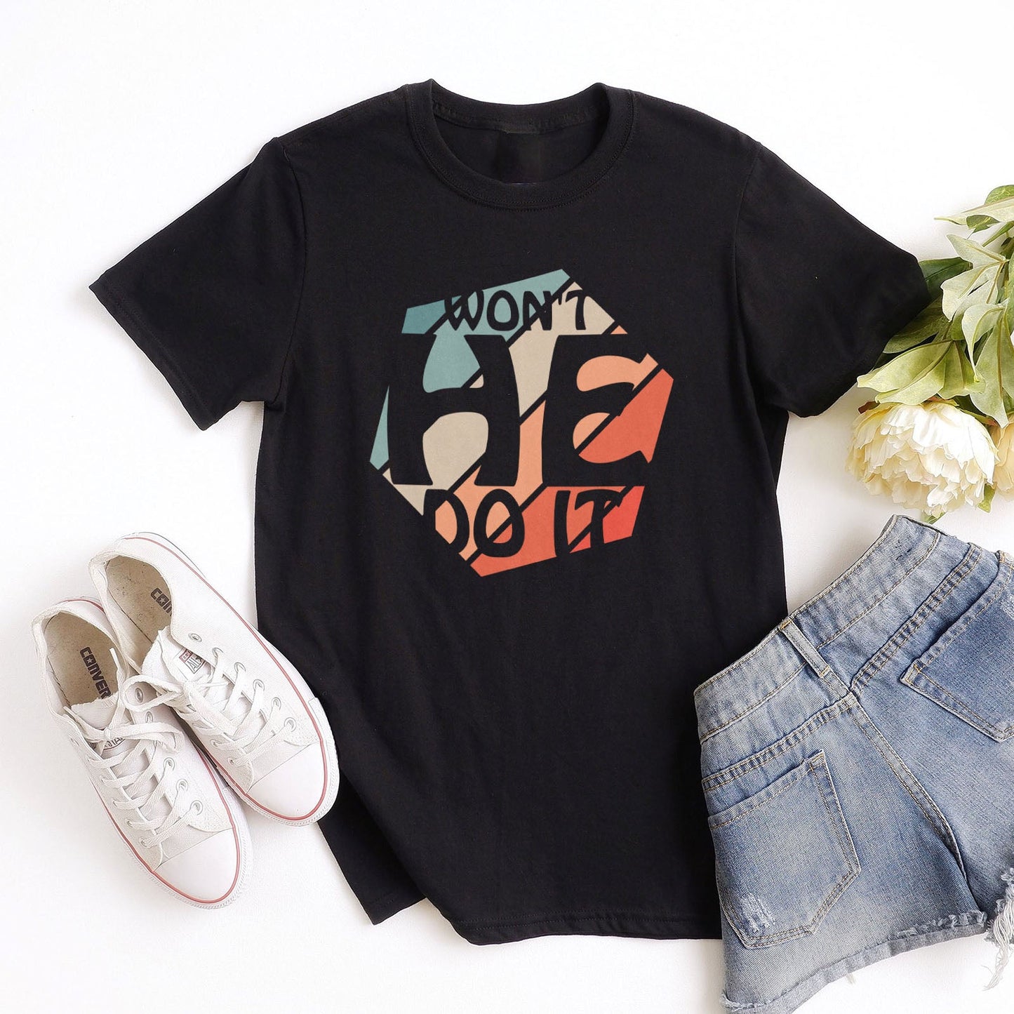 Won't He Do It Tee Shirts For Women - Christian Shirts for Women - Religious Tee Shirts