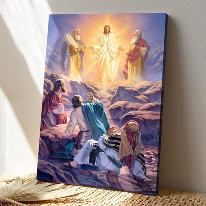 Transfiguration of the Lord - Transfiguration of Jesus Canvas - Religious Canvas Painting - Christian Canvas Prints - Gift For Christian - Ciaocustom