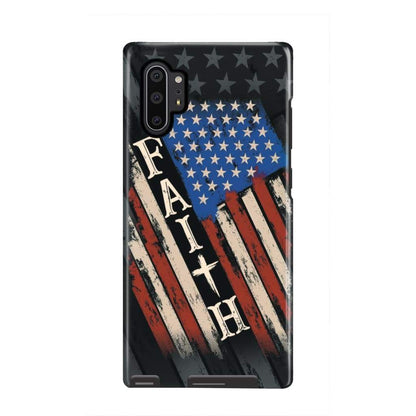 Faith American Flag Phone Case - Scripture Phone Cases - Iphone Cases Christian