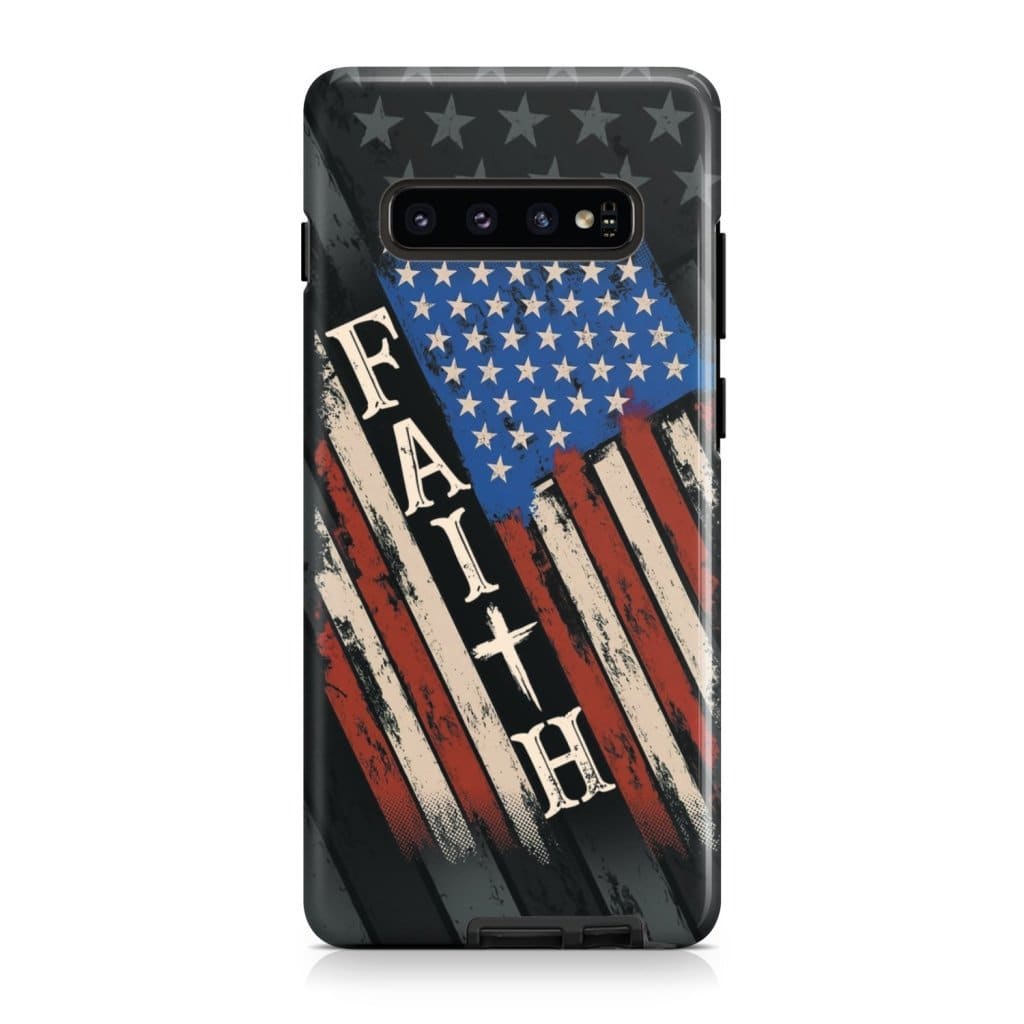 Faith American Flag Phone Case - Scripture Phone Cases - Iphone Cases Christian