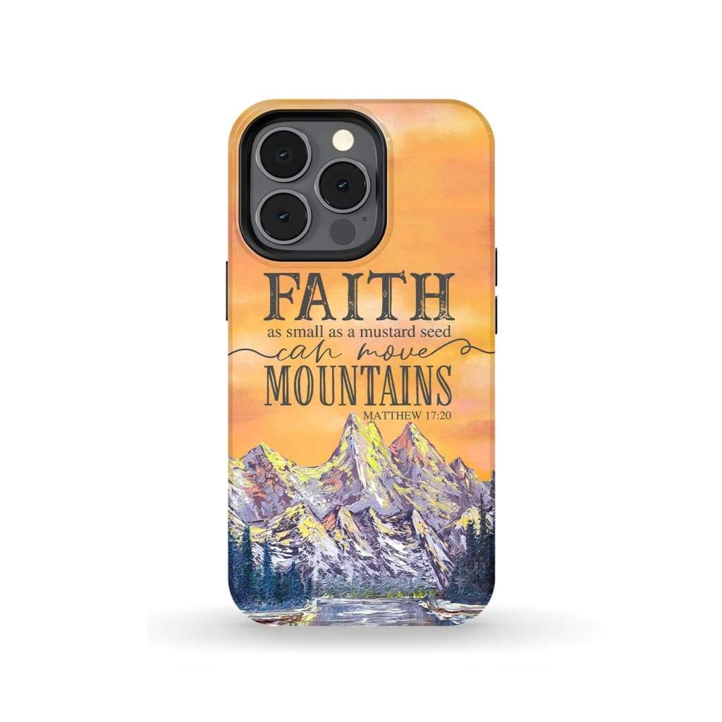 Faith As Small As A Mustard Seed Bible Verse Phone Case - Bible Verse Phone Cases Samsung