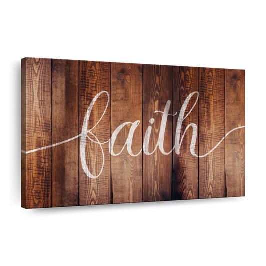 Faith Canvas Wall Art - Christian Canvas Wall Art - Religious Wall Art Canvas