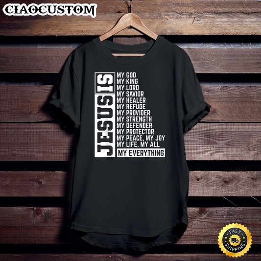 Faith Cross Christian Religious Jesus Lord Gift Jesus T-Shirt - Christian Shirt