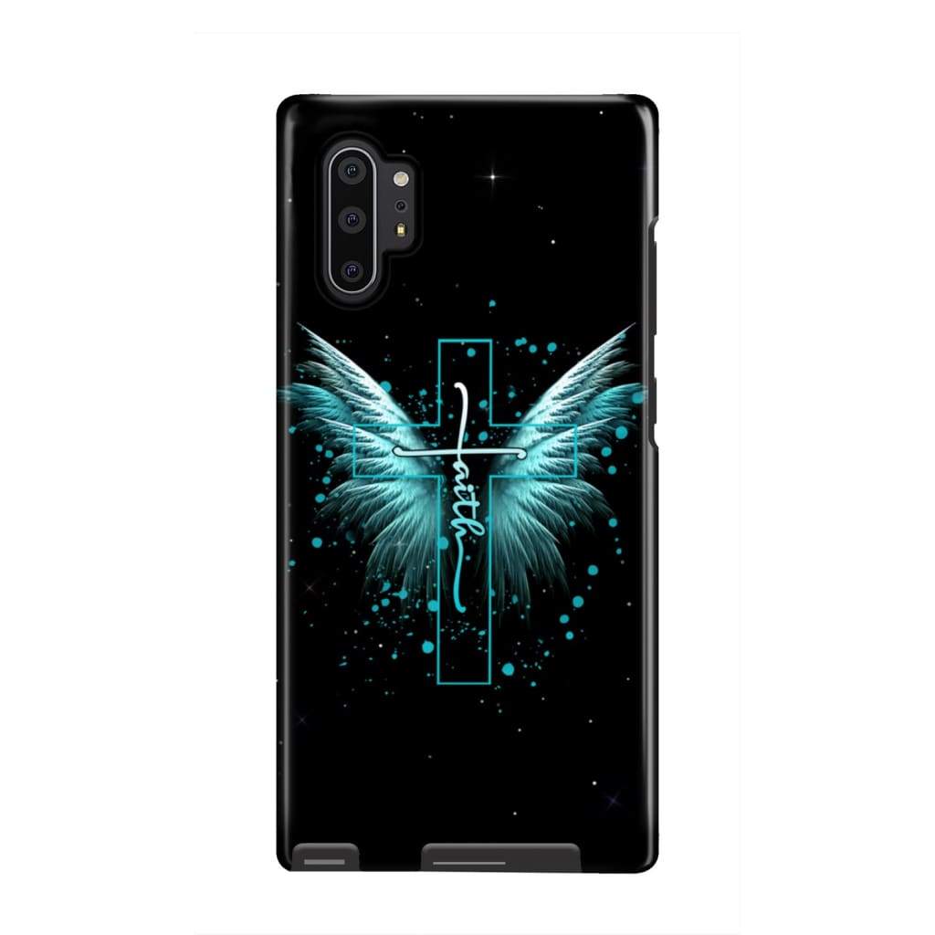 Faith Cross Wings Phone Case - Scripture Phone Cases - Iphone Cases Christian