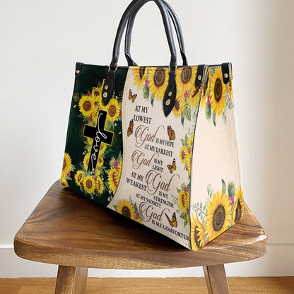 Faith God Is My Light 2 Leather Bag - Women's Pu Leather Bag - Best Mother's Day Gifts