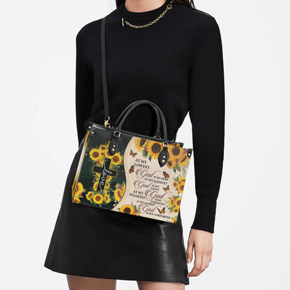 Faith God Is My Light 2 Leather Bag - Women's Pu Leather Bag - Best Mother's Day Gifts