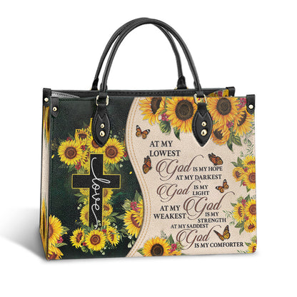 Faith God Is My Light 2 Leather Bag - Women's Pu Leather Bag - Best Mother's Day Gifts