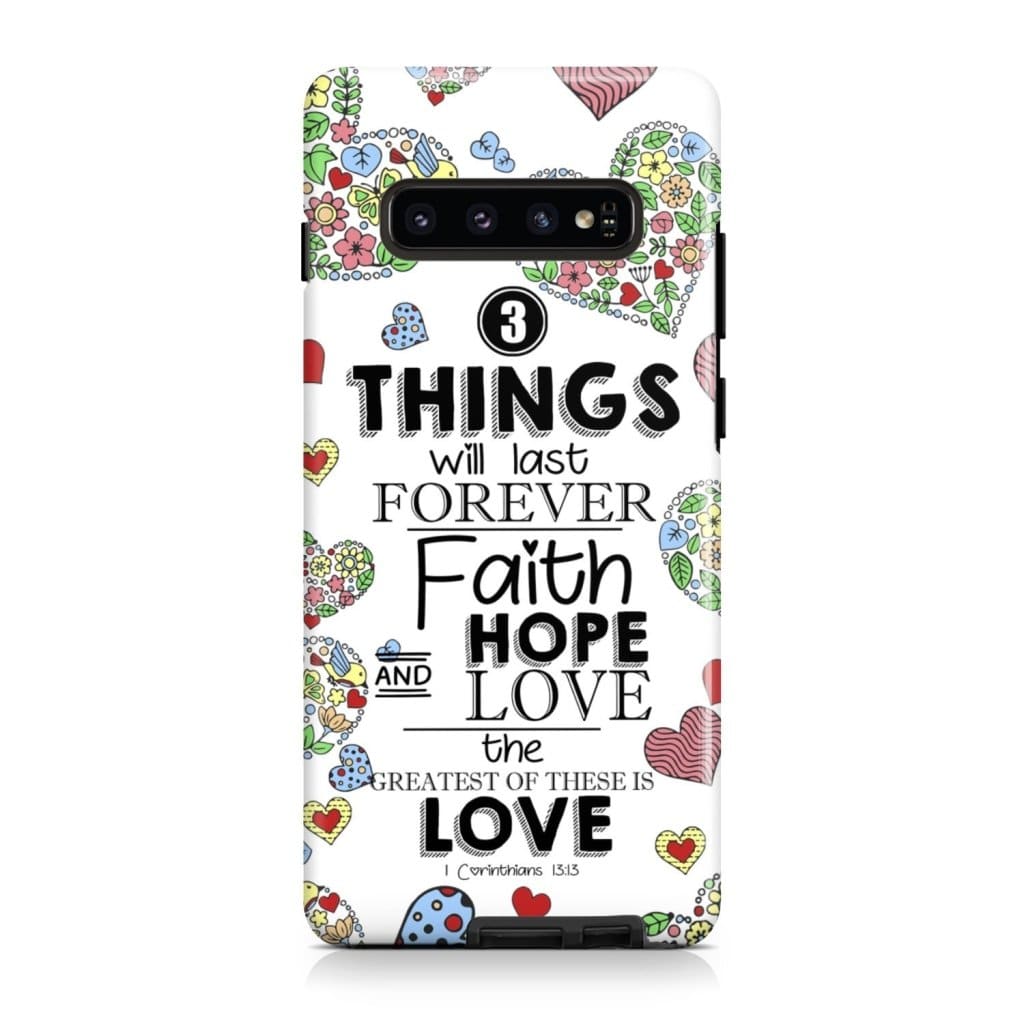 Faith Hope And Love 1 Corinthians 1313 Bible Verse Phone Case - Scripture Phone Cases - Iphone Cases Christian